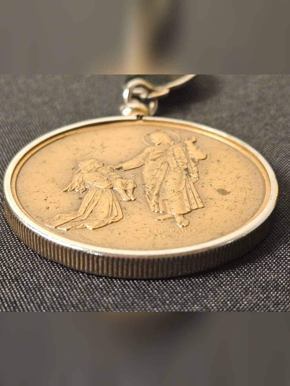 1972 Kathryn Kuhlman Commemorative Coin Keychain Medallion Evangelos Frudakis - Picture 3 of 10